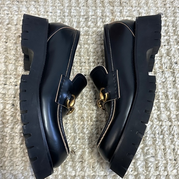 SOLD Like New Gucci Horsebit Lug Loafer 39 ( 8-8.5 US) - Picture 5 of 12